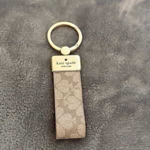 Kate Spade Gold and Cream Key Holder